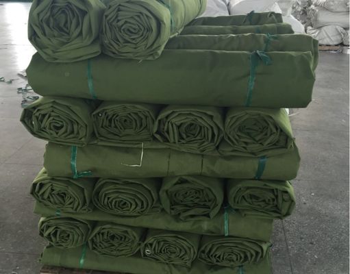 Kleurvastheid 4-5 Klasse PVC-gecoat doek voor waterdicht deksel/tent