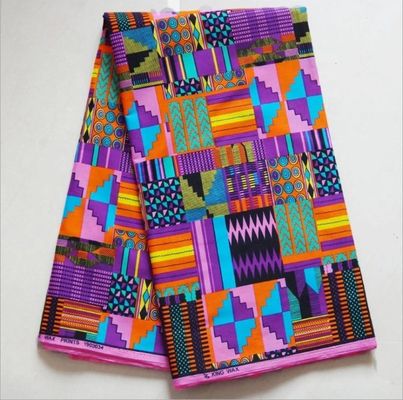 100% katoen echte was Afro-Ankara weefsels met gekarteld garen type en BATIK patroon