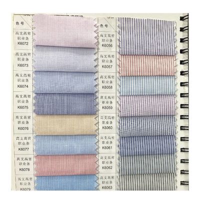 Garn Dye Stretch Creases Jacquard Zwaargewicht Stof 80 20 Polycotton TC voor werkkleding