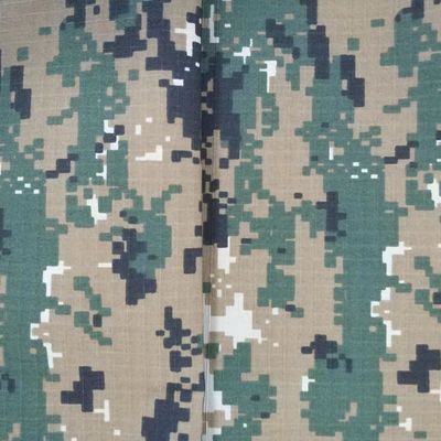 Goed kleurvastheid waterdicht camouflagestof in TC Ripstop op verzoek van de klant