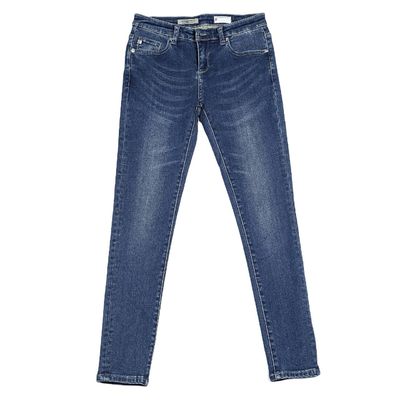 Geweven denimstof voor spijkerbroeken 180 gm 230 gm 300 gm Gewassen 100% katoen Twill garen Gekleurd