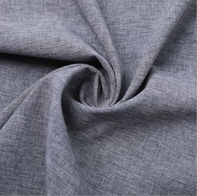 Grijze Melange 4 Ways Stretch Polyester Stof voor Huis Textiel 35 jaar Professionele