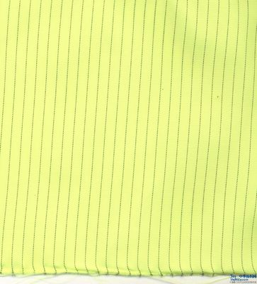 Polyester/katoen antistatisch schoonruimte-Lintvrij ESD-veiligheidsstof voor laboratoriumkleding