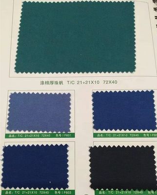 Dik zwart 100% katoenen doek waterdicht tent overkoepelend stof voor werkkleding Breedte 58/60