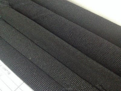 Dik zwart 100% katoenen doek waterdicht tent overkoepelend stof voor werkkleding Breedte 58/60