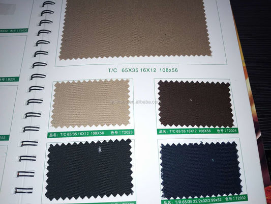 T/C 65/35 16x12 108x56 Twillstof Duurzame technieken voor reactieve kleurstoffen uit direct