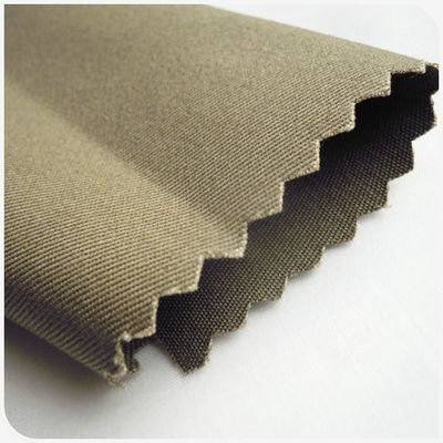 Polyester katoenen weefsel voor mannenbroeken 250 gm Vaste gekleurde 97% katoen 3% spandex