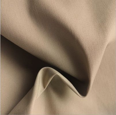 Polyester katoenen weefsel voor mannenbroeken 250 gm Vaste gekleurde 97% katoen 3% spandex