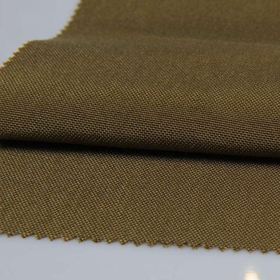 Polyester katoenen weefsel voor mannenbroeken 250 gm Vaste gekleurde 97% katoen 3% spandex