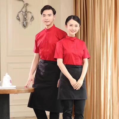 Polyester/watten materiaal en 120*60 Dichtheid Chef Keuken Uniform Stof voor broek