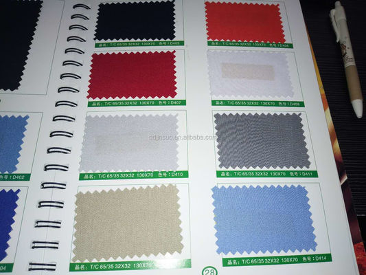 Polyester/watten materiaal en 120*60 Dichtheid Chef Keuken Uniform Stof voor broek