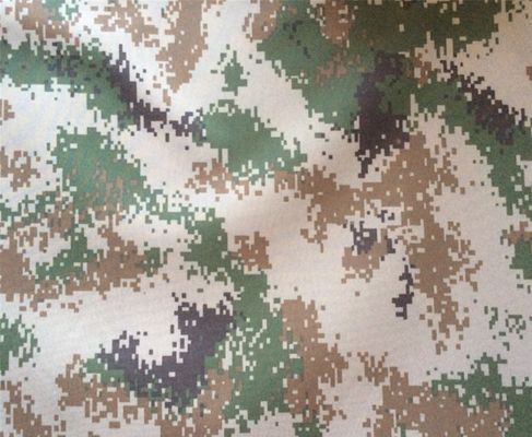 Polyester/katoen 65/35 Druk waterdicht donkergroen uniformenstof voor en uniformen