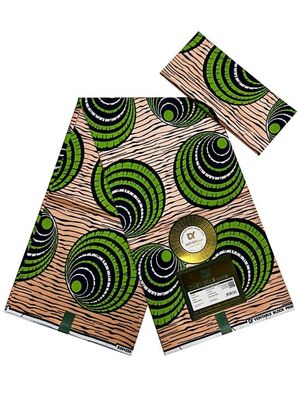 35 jaar professioneel 100% polyester Kente Design Wax Printing Stof 6yds Piece