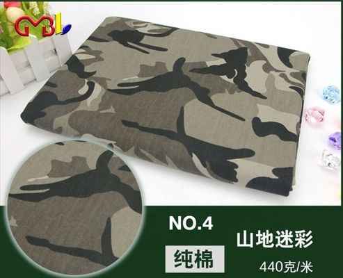 Mediumgewicht polyester katoenen uniformenstof voor digitaal gedrukte uniformenjackets