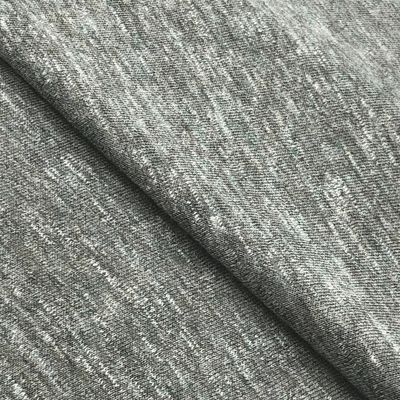 Jinsuo Grey Melange 4 Ways Stretch Geweven Stof met gemiddeld gewicht en 130*70 Dichtheid