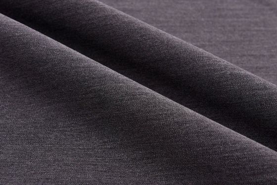 Jinsuo Grey Melange 4 Ways Stretch Geweven Stof met gemiddeld gewicht en 130*70 Dichtheid