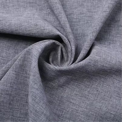 Jinsuo Grey Melange 4 Ways Stretch Geweven Stof met gemiddeld gewicht en 130*70 Dichtheid