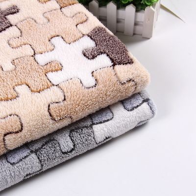 Comfortabel en duurzaam 100% polyester geheugen flannelstof voor huis textiel