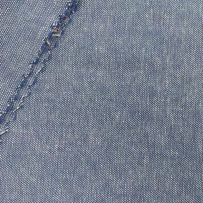 Denim Stof 21s Imitatie100% katoen Dunne Shirt Denim Gebreide Voordeel Kleine bestellingen