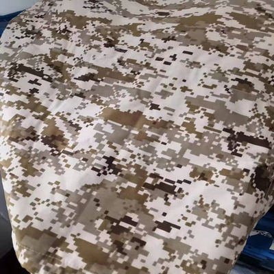 Midden-Oosten van hoge scheursterkte Poly katoen ribstop camouflage stof met btw geverfd