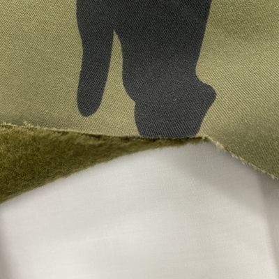 Geprinte waterdichte multicam camouflage Polar Fleece Softshell stof voor outdoor jas