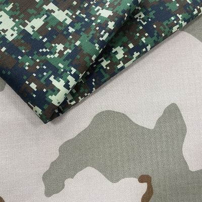 Geprinte waterdichte multicam camouflage Polar Fleece Softshell stof voor outdoor jas