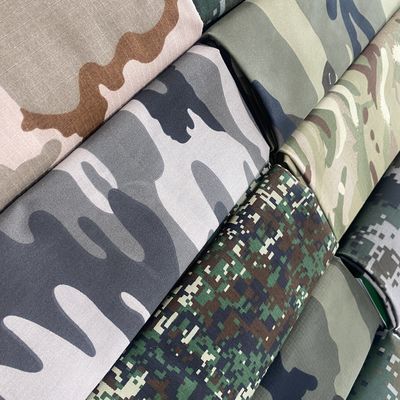 Geprinte waterdichte multicam camouflage Polar Fleece Softshell stof voor outdoor jas