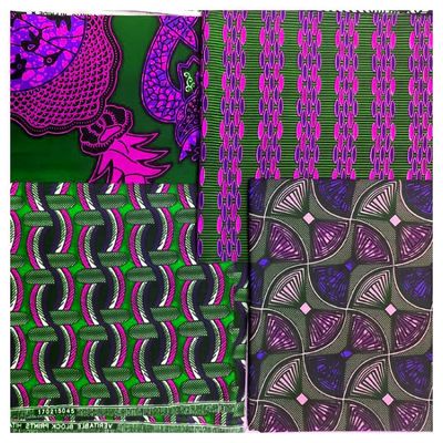 100% katoen Afrikaanse wasstof voor kledingpatroon BATIK Ankara Design Wax Print