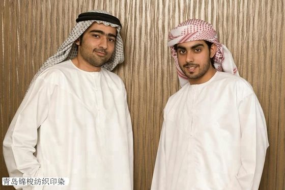 Ademend Thobe Stof 100% Polyester voor Oosterse Robe Thobe Arabische Thobe Somalische Baati