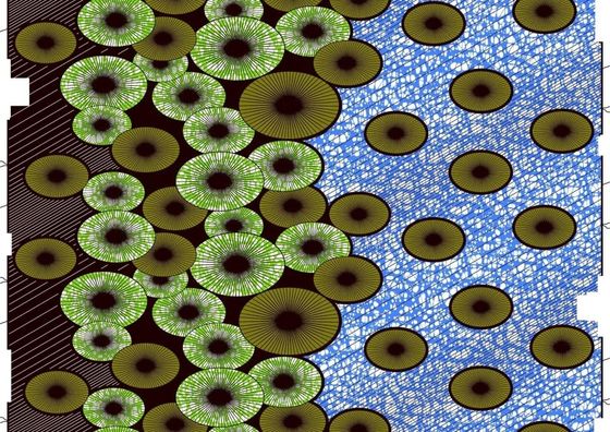 100% katoen Ankara stof in levendige kleuren voor Afrikaanse wasdrukkleding en kleding