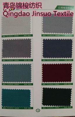 Polycotton Twill werkkleding Stoffen met vlekwerend middel 80/20 21*21 190GSM in Stocklot