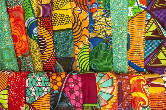Kente Stof Ghana Cire Stof 90gm 110gm 120gm Gedrukt Batik Sarong Stof voor Kleding