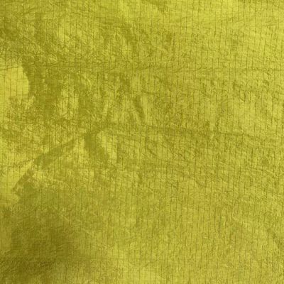 Waterwerend bedekt stof Glanzend metaal bedekt 210D UHMWPE Gridstop Nylon voor jas