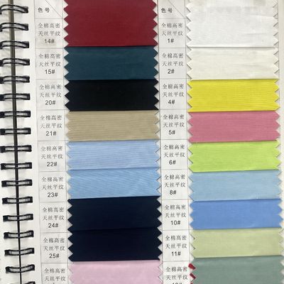 Garn Dye Stretch Creases Jacquard Zwaargewicht Stof 80 20 Polycotton TC voor werkkleding