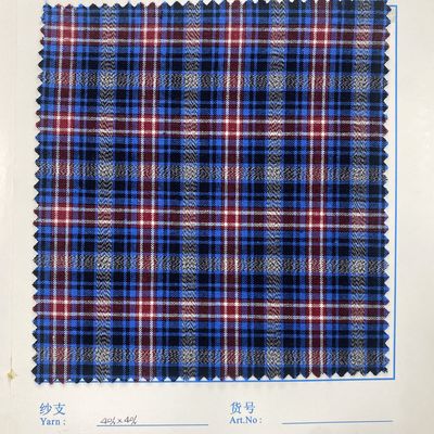 Garn Dye Stretch Creases Jacquard Zwaargewicht Stof 80 20 Polycotton TC voor werkkleding