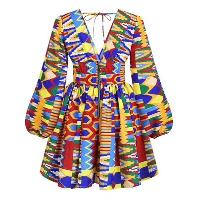 Super Wax Hollandais 100% katoenen stof voor Afrikaanse kleding Kleding Breedte 57/58&quot; Stijl DOT