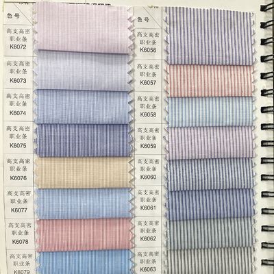 Middelgewicht Garens Kleurstof Stretch Creases Jacquard Stof voor werkkleding 80 20 Polycotton TC