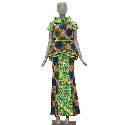 Persoonlijke gekleurde katoenen stretch Pagne Super Wax Hollandais voor levendige Afrikaanse kleding