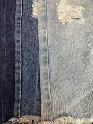 Geweven 180gm 230gm 300gm Gewassen 100% katoen Twill Garment Gekleurd Denim Stof voor Jeans