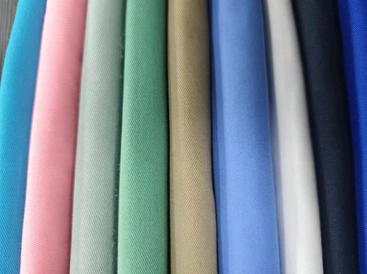 Waterdicht antipill 100% polyester twill stof werkkleding stof stof aangepast kleur