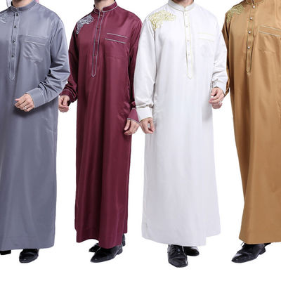 Islamitische kleding voor mannen Thobe stof geweven Abaya stof voor oosterse kleding en Somalische Baati