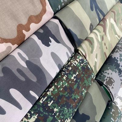 80% polyester 20% katoen TC Waterdicht Multicam Camouflage Ribstop voor Qingdao Trade