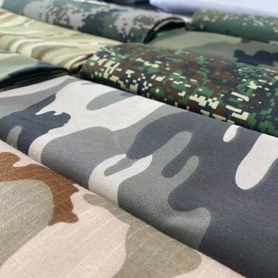 80% polyester 20% katoen TC Waterdicht Multicam Camouflage Ribstop voor Qingdao Trade