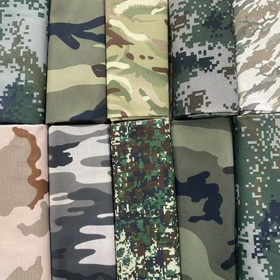 80% polyester 20% katoen TC Waterdicht Multicam Camouflage Ribstop voor Qingdao Trade