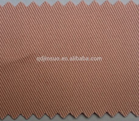 Plain Style Anti Static 100 Polyester Twill Stof voor Uniform in aangepaste kleur