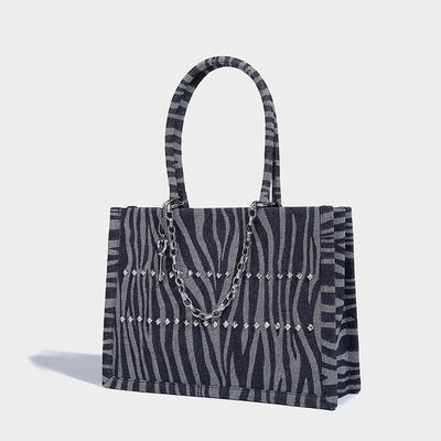 Quick-Dry Leopard Print 4 Way Stretch Denim Stof voor Polyester/Kotton Kleding
