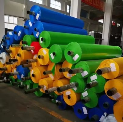Hoge zichtbaarheid 150GSM 100% polyester twill tarpolin waterdicht