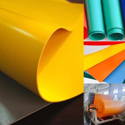 150GSM 100% Polyester Twill Tarpaulin Waterdicht High Visibility Poly Woven Stof