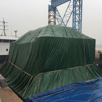 150GSM 100% Polyester Twill Tarpaulin Waterdicht High Visibility Poly Woven Stof