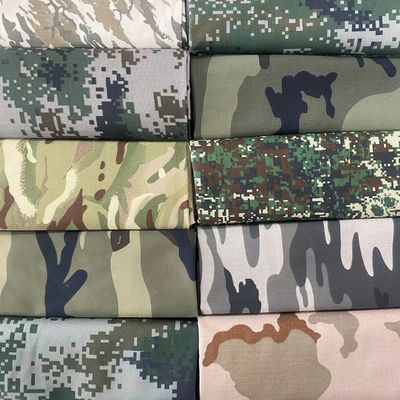 High Tear Strength Poly Cotton Ribstop Camouflage Stof Perfect voor de Midden-Oosten markt